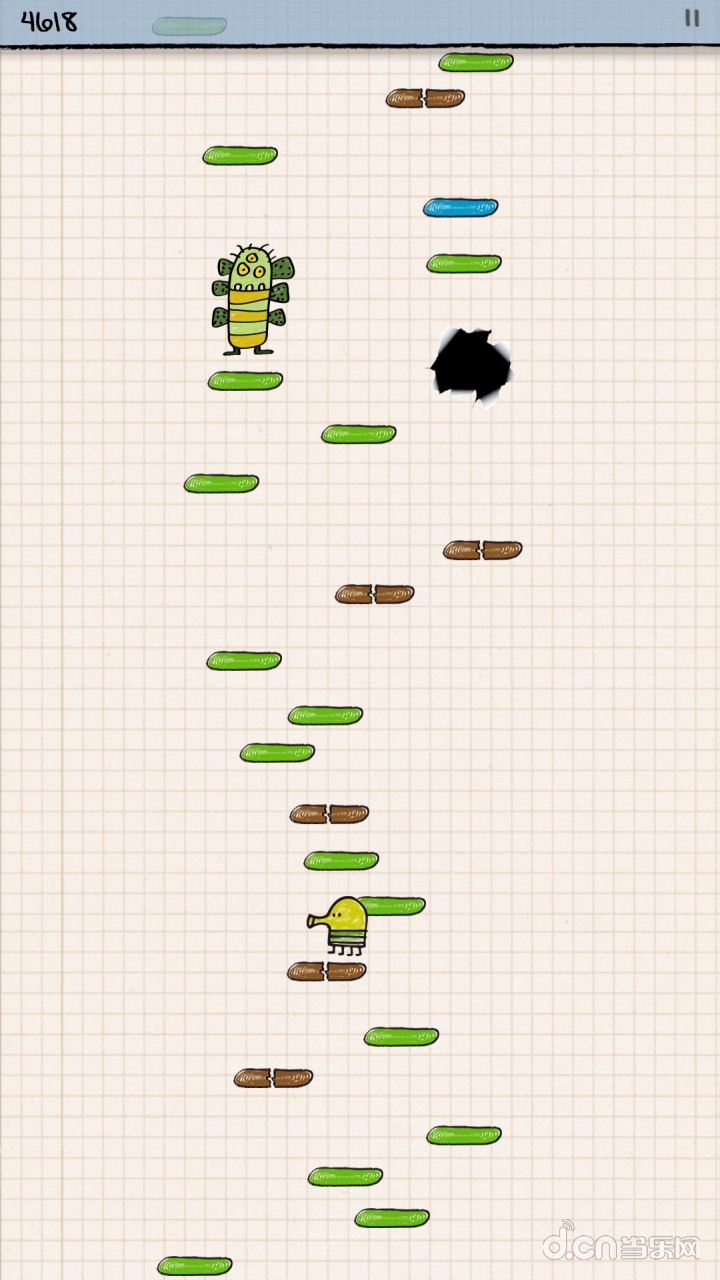 " 《涂鸦跳跃 doodle jump》是lima sky 公司所推出的一款富有趣味的